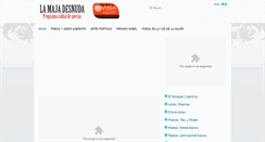 Desktop Screenshot of lamajadesnuda.com